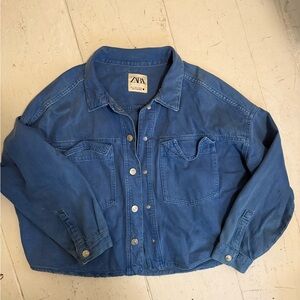 Zara Blue Denim Jacket